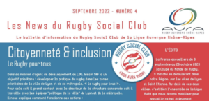 Rugby Social Club : Newsletter n°4