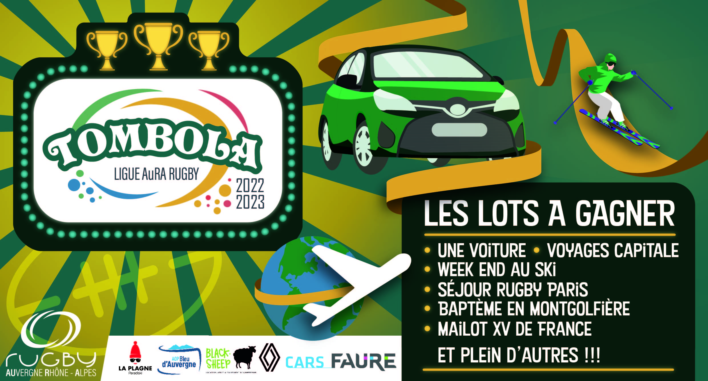 Tombola - Ligue Auvergne Rhône-Alpes de Rugby