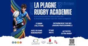 Troisième édition du Stage « La Plagne Rugby Académie » !